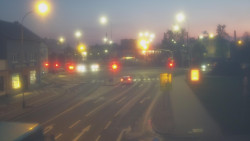 Křižovatka ulic Komenského a Velké Novosady