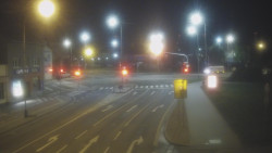 Křižovatka ulic Komenského a Velké Novosady