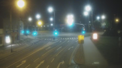 Křižovatka ulic Komenského a Velké Novosady