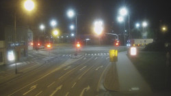 Křižovatka ulic Komenského a Velké Novosady