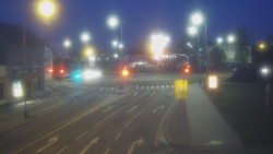 Křižovatka ulic Komenského a Velké Novosady