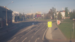 Křižovatka ulic Komenského a Velké Novosady