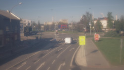 Křižovatka ulic Komenského a Velké Novosady