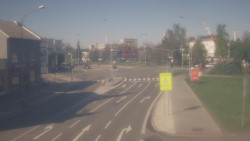 Křižovatka ulic Komenského a Velké Novosady