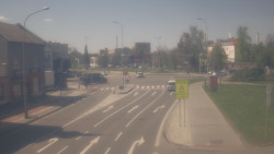 Křižovatka ulic Komenského a Velké Novosady