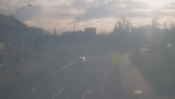 Křižovatka ulic Komenského a Velké Novosady