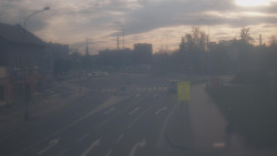 Křižovatka ulic Komenského a Velké Novosady