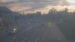 Křižovatka ulic Komenského a Velké Novosady