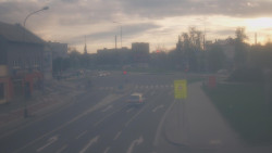 Křižovatka ulic Komenského a Velké Novosady