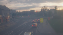 Křižovatka ulic Komenského a Velké Novosady