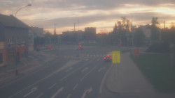 Křižovatka ulic Komenského a Velké Novosady