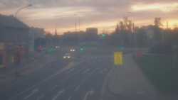 Křižovatka ulic Komenského a Velké Novosady