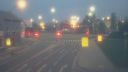 Křižovatka ulic Komenského a Velké Novosady