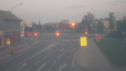 Křižovatka ulic Komenského a Velké Novosady