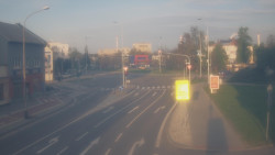 Křižovatka ulic Komenského a Velké Novosady