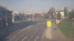 Křižovatka ulic Komenského a Velké Novosady