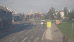 Křižovatka ulic Komenského a Velké Novosady