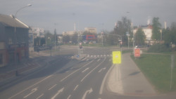 Křižovatka ulic Komenského a Velké Novosady