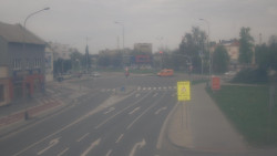 Křižovatka ulic Komenského a Velké Novosady