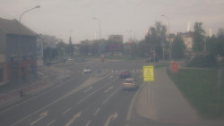 Křižovatka ulic Komenského a Velké Novosady