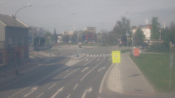 Křižovatka ulic Komenského a Velké Novosady