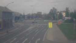 Křižovatka ulic Komenského a Velké Novosady