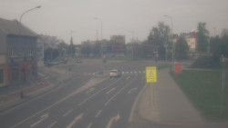 Křižovatka ulic Komenského a Velké Novosady