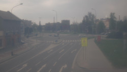 Křižovatka ulic Komenského a Velké Novosady