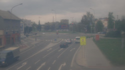 Křižovatka ulic Komenského a Velké Novosady