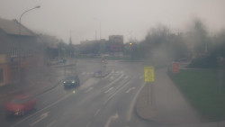 Křižovatka ulic Komenského a Velké Novosady