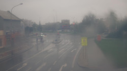 Křižovatka ulic Komenského a Velké Novosady