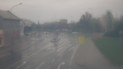 Křižovatka ulic Komenského a Velké Novosady