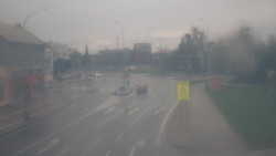 Křižovatka ulic Komenského a Velké Novosady