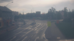 Křižovatka ulic Komenského a Velké Novosady