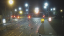 Křižovatka ulic Komenského a Velké Novosady