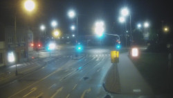 Křižovatka ulic Komenského a Velké Novosady