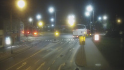 Křižovatka ulic Komenského a Velké Novosady