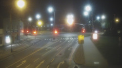 Křižovatka ulic Komenského a Velké Novosady