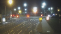 Křižovatka ulic Komenského a Velké Novosady