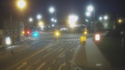 Křižovatka ulic Komenského a Velké Novosady