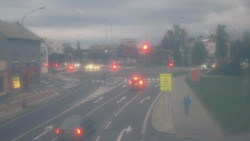 Křižovatka ulic Komenského a Velké Novosady