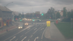 Křižovatka ulic Komenského a Velké Novosady