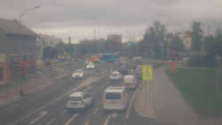 Křižovatka ulic Komenského a Velké Novosady