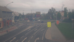 Křižovatka ulic Komenského a Velké Novosady