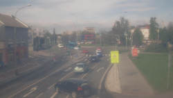 Křižovatka ulic Komenského a Velké Novosady