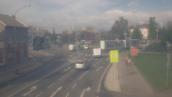 Křižovatka ulic Komenského a Velké Novosady