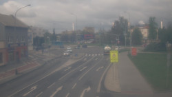 Křižovatka ulic Komenského a Velké Novosady