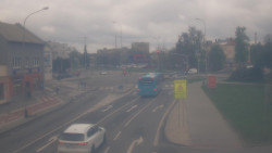 Křižovatka ulic Komenského a Velké Novosady