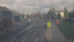 Křižovatka ulic Komenského a Velké Novosady