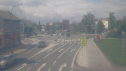 Křižovatka ulic Komenského a Velké Novosady